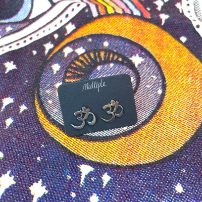 925 Silver Earrings - ॐ