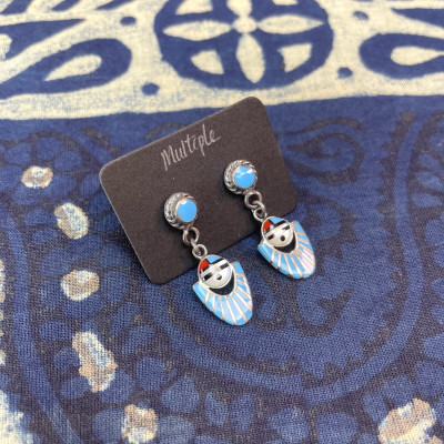 Hopi Silver Earrings (III)