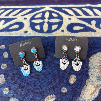 Hopi Silver Earrings (III)