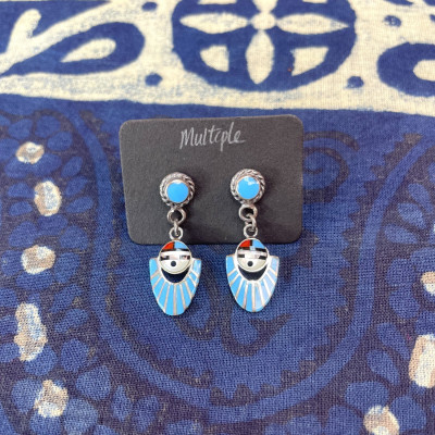 Hopi Silver Earrings (III)